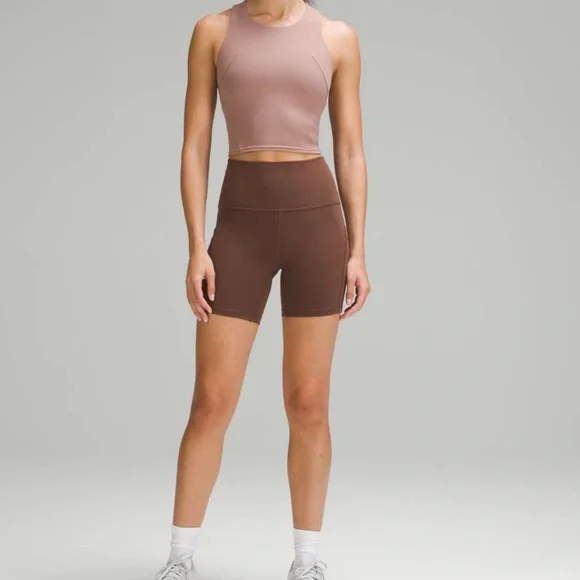 Lululemon Wunder Train Racerback Tank Top Twilight Rose Size 6 - Picture 3 of 7